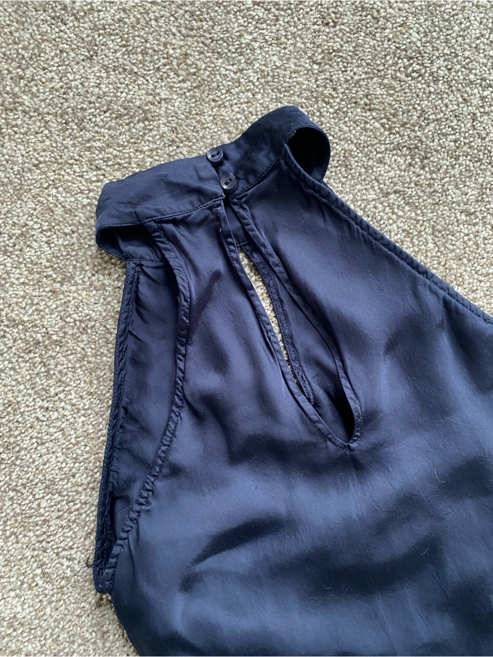 Young Fabulous & Broke Navy Halter Midi Dress - Picture 6 of 8